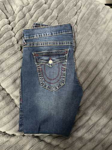 True Religion Truey Jeans Red stitching