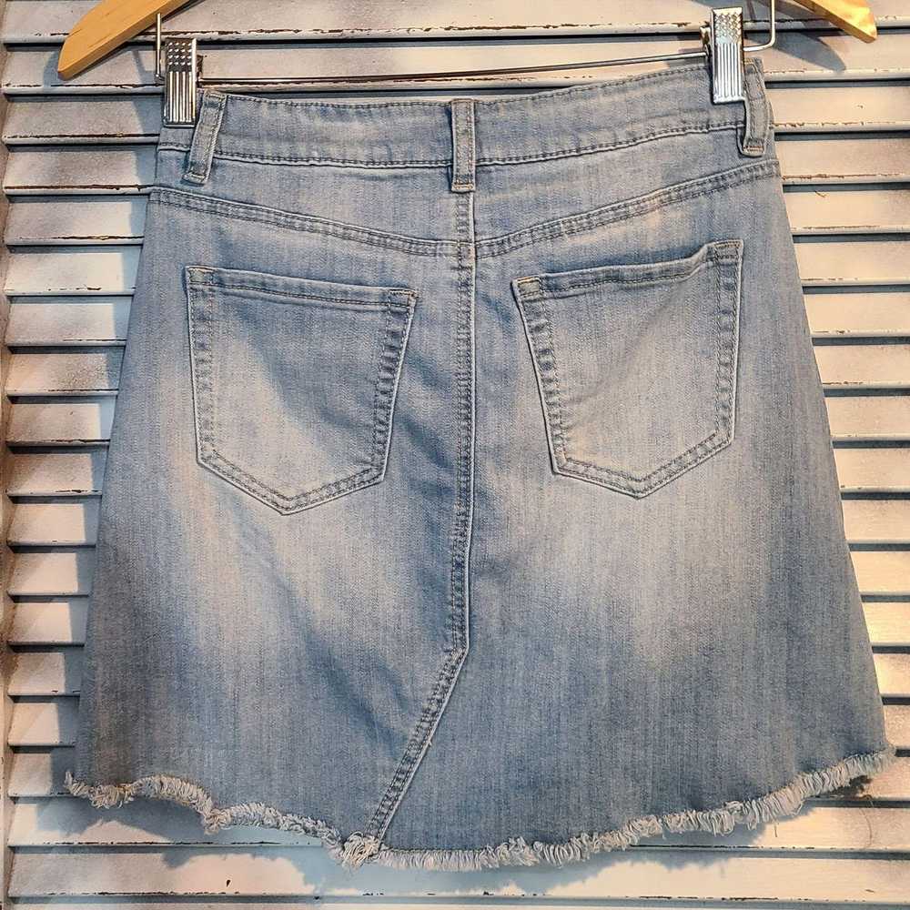 Other Rocks & Indigo 2/25 Patched Denim Skirt - image 4