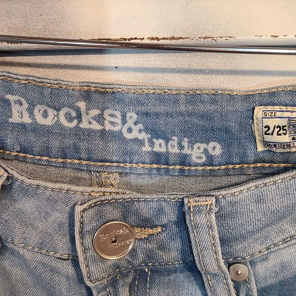 Other Rocks & Indigo 2/25 Patched Denim Skirt - image 5