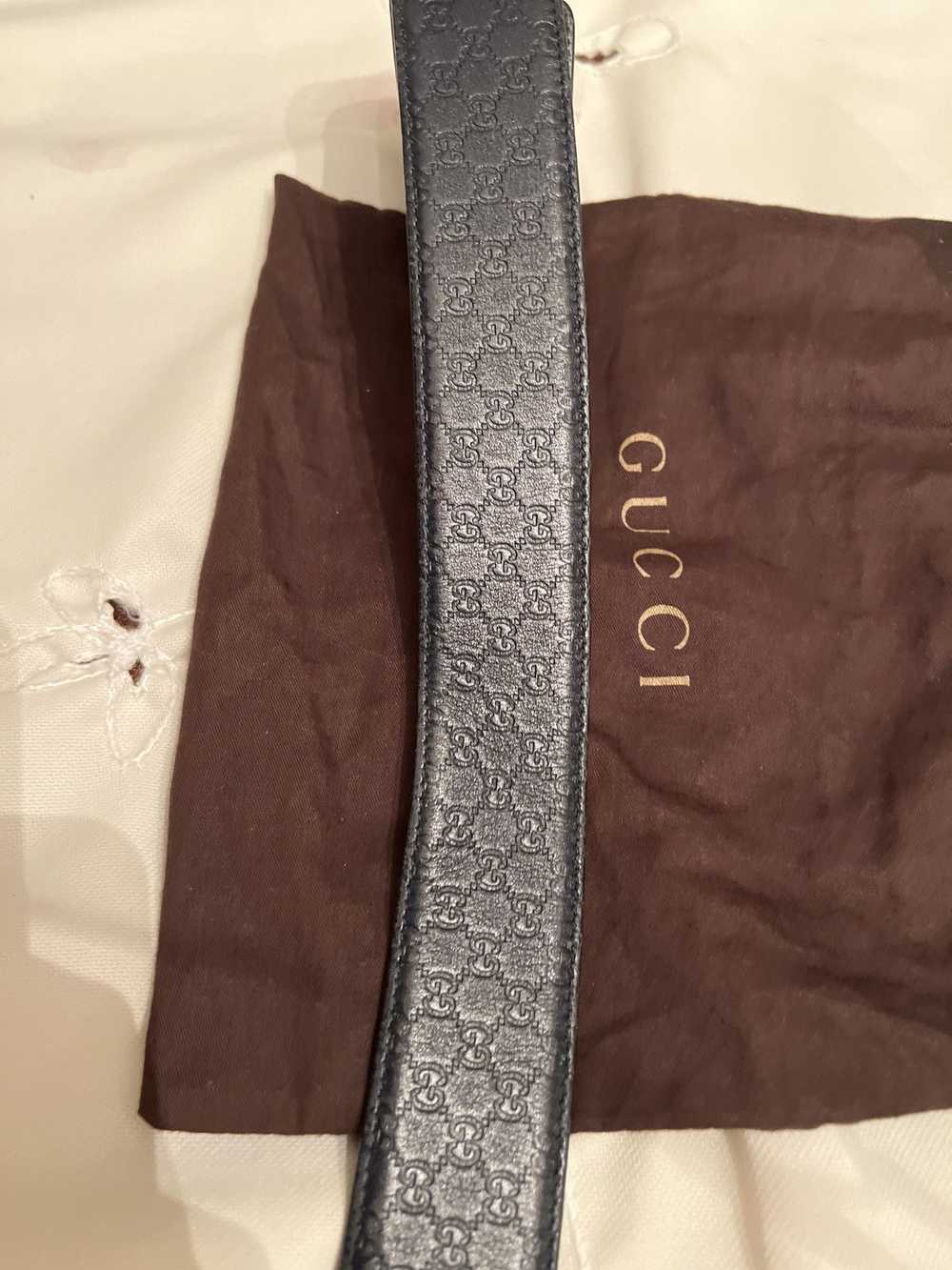 Gucci × Vintage Gucci Guccissima Leather Belt - image 5