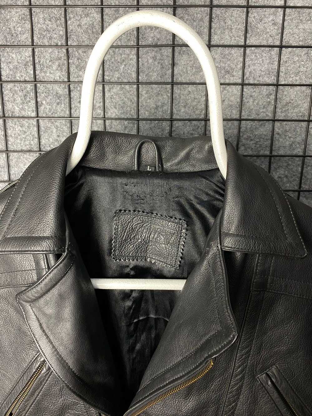 Genuine Leather × Leather Jacket × Vintage Louis … - image 3