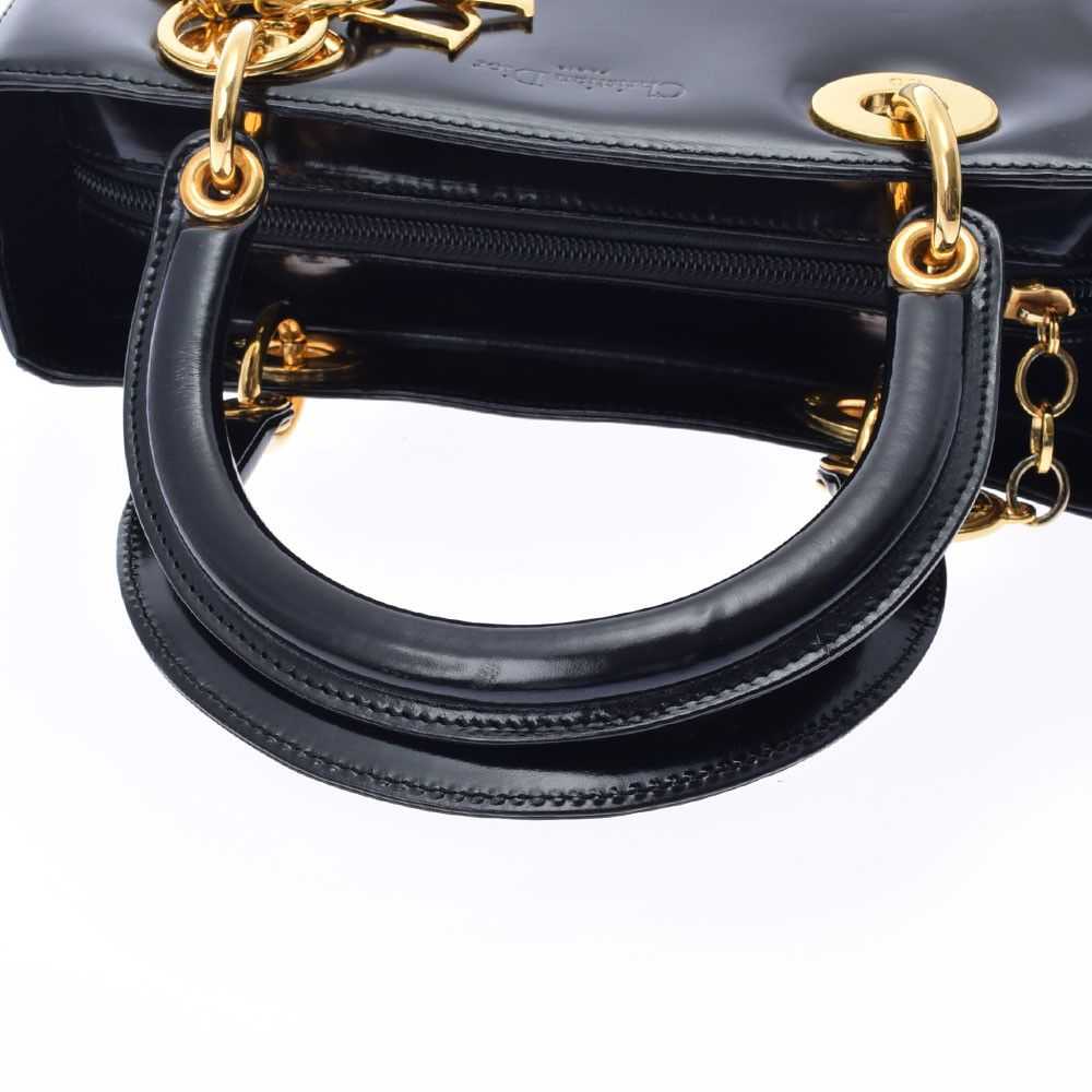 Dior Christian Dior Gold Hardware Leather Handbag… - image 3