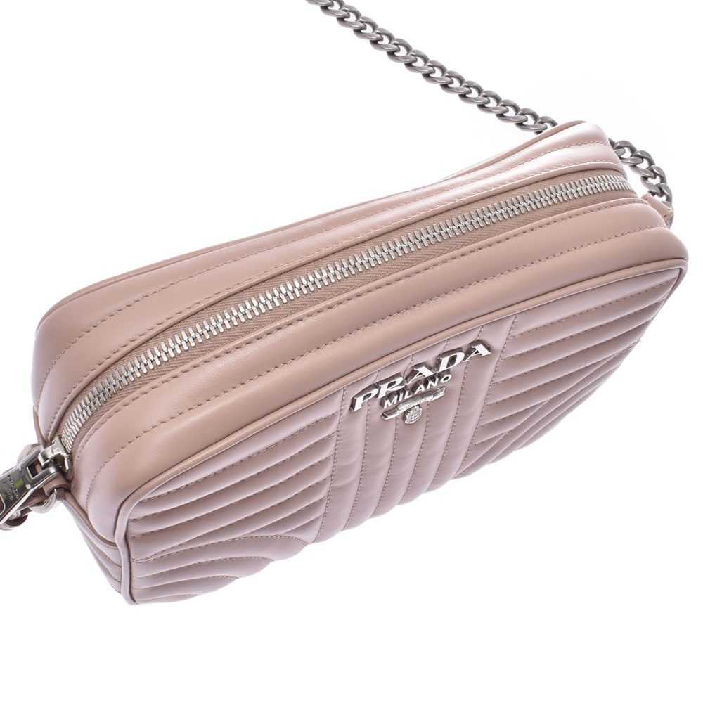 Prada Prada Diagram Soft Calf Shoulder Bag Pink B… - image 8