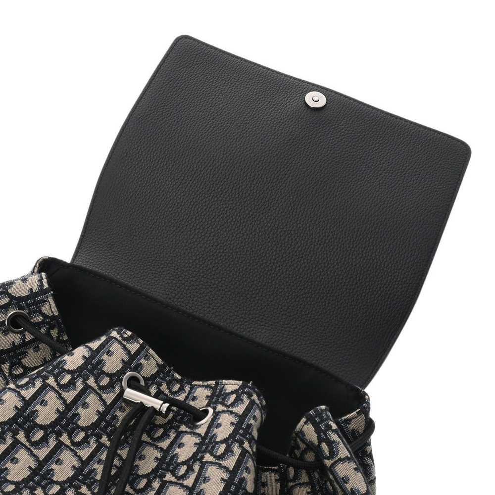Dior Christian Dior Oblique Leather Backpack Dayp… - image 7