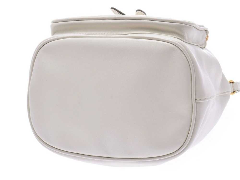 Prada Prada 2way Bucket Bag White Metal Fittings - image 4