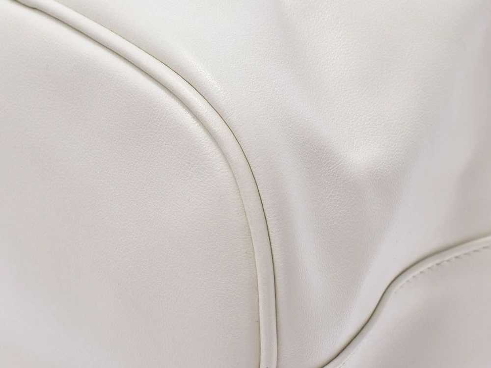 Prada Prada 2way Bucket Bag White Metal Fittings - image 6