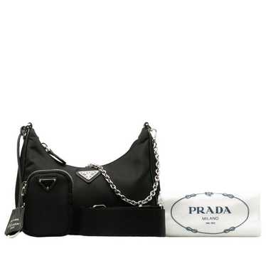 Prada Prada Shoulder Bag Nylon Leather Black - image 1