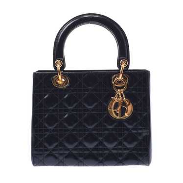 Dior Christian Dior 2way Bag Black Gold Hardware … - image 1