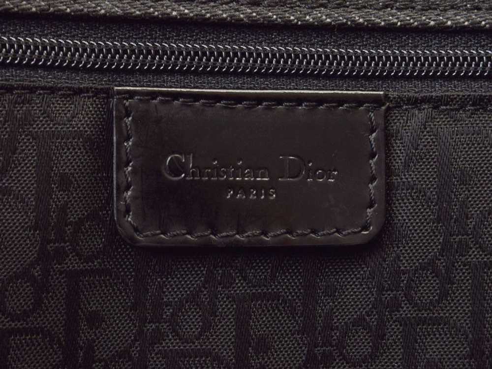 Dior Christian Dior 2way Handbag Denim Black - image 8