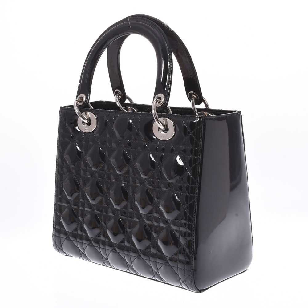 Dior Christian Dior 2way Bag Black Silver Hardwar… - image 2