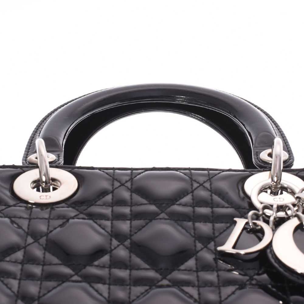 Dior Christian Dior 2way Bag Black Silver Hardwar… - image 4