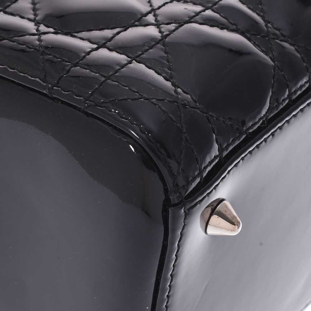 Dior Christian Dior 2way Bag Black Silver Hardwar… - image 6