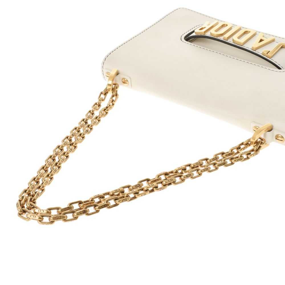 Dior Christian Dior Chain Gold Hardware Calf Shou… - image 3