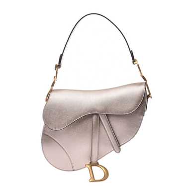 Dior Christian Dior Saddle Bag Gold Hardware Calf… - image 1