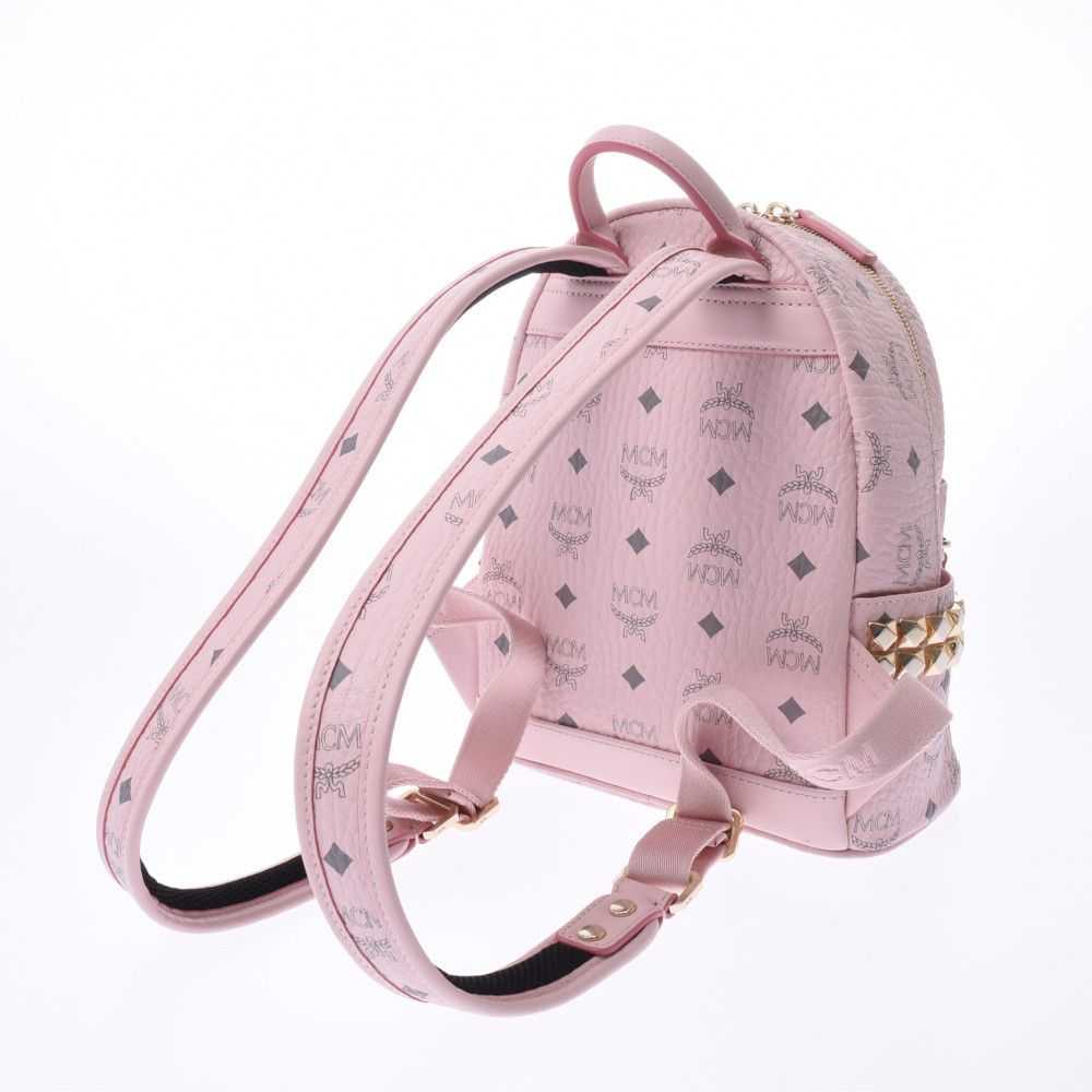 MCM MCM Visetos Backpack Mini Side Studs Calf Ruc… - image 2