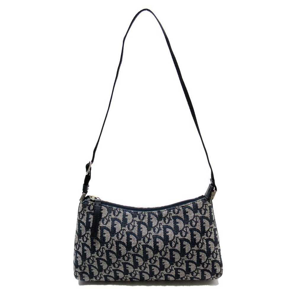 Dior Christian Dior Shoulder Bag Trotter Navy - image 1