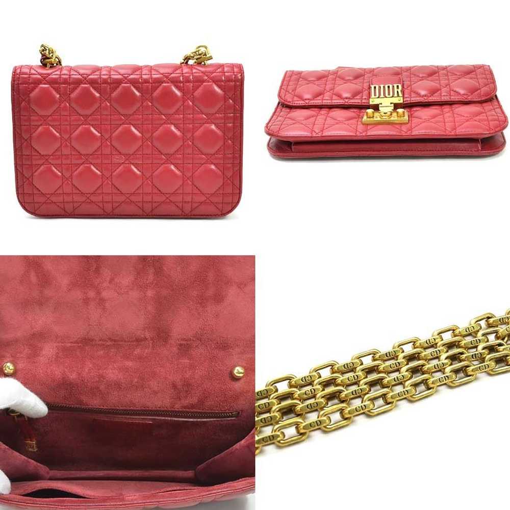 Dior Christian Dior Chain Shoulder Bag Soft Canna… - image 2