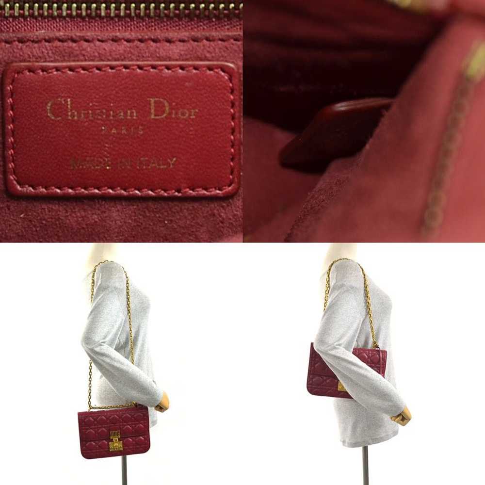Dior Christian Dior Chain Shoulder Bag Soft Canna… - image 3