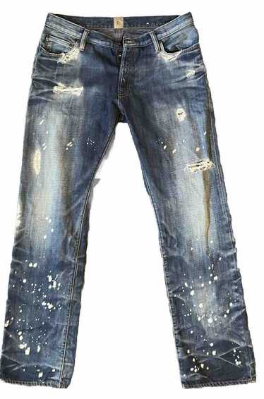 Prps Prps Denim Splatter Jeans Distressed Style Ba
