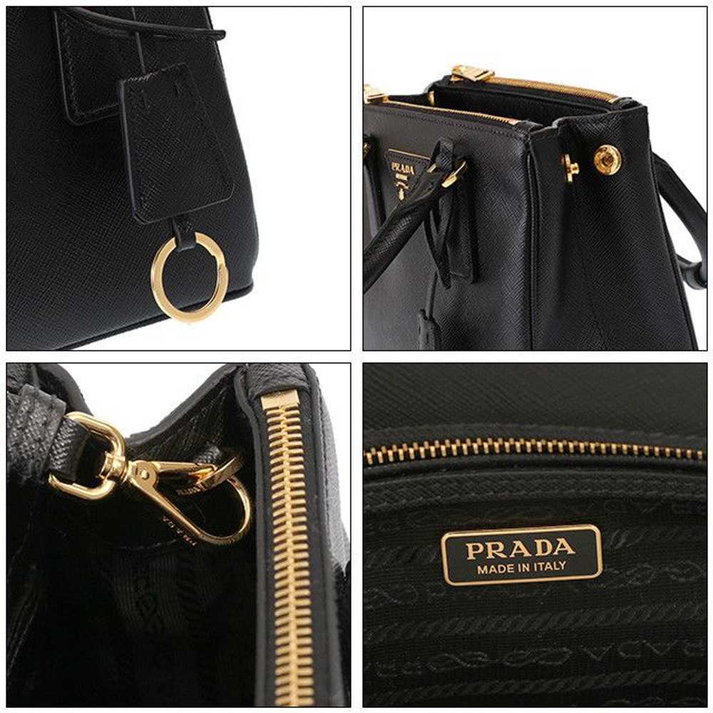 Prada Prada Leather Mini Bag Shoulder Bag Black - image 2