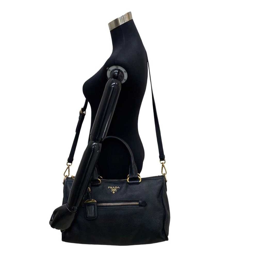 Prada Prada Metal Fittings Leather Shoulder Bag B… - image 3