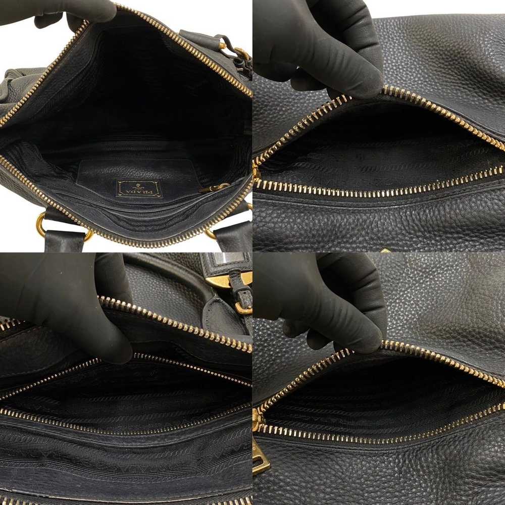 Prada Prada Metal Fittings Leather Shoulder Bag B… - image 5