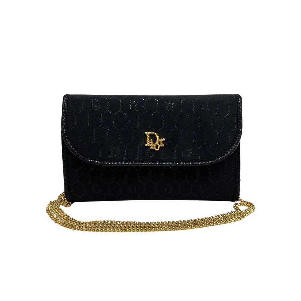 Dior Christian Dior Leather Chain Handbag Mini Sh… - image 1