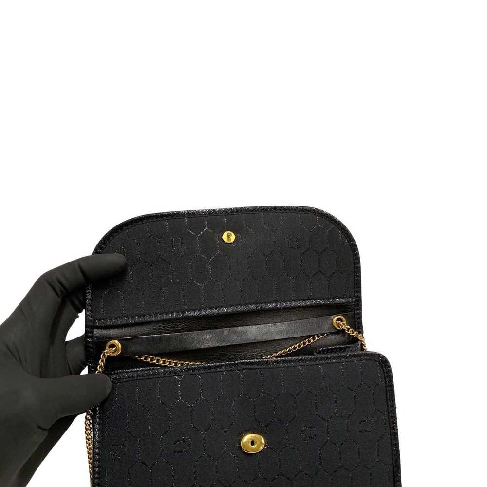 Dior Christian Dior Leather Chain Handbag Mini Sh… - image 6