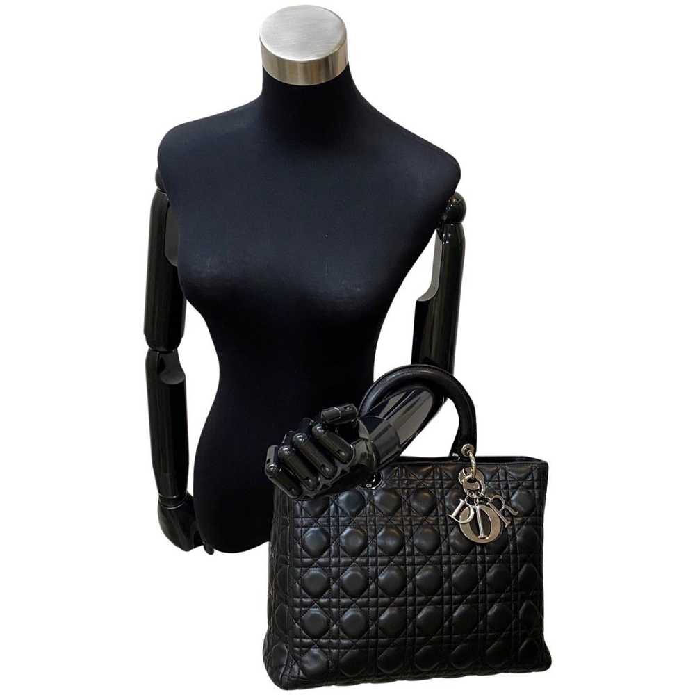 Dior Christian Dior Leather 2way Handbag Shoulder… - image 2