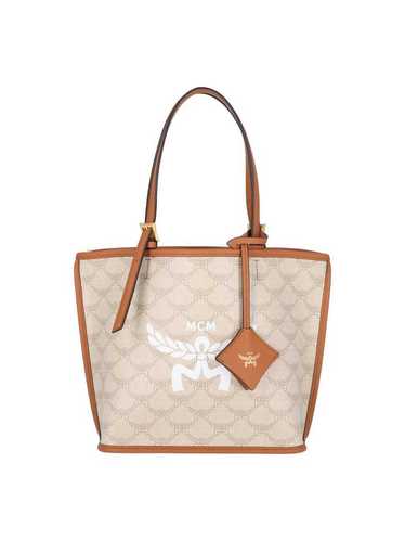 MCM MCM Tote Bag Beige Leather Handbag