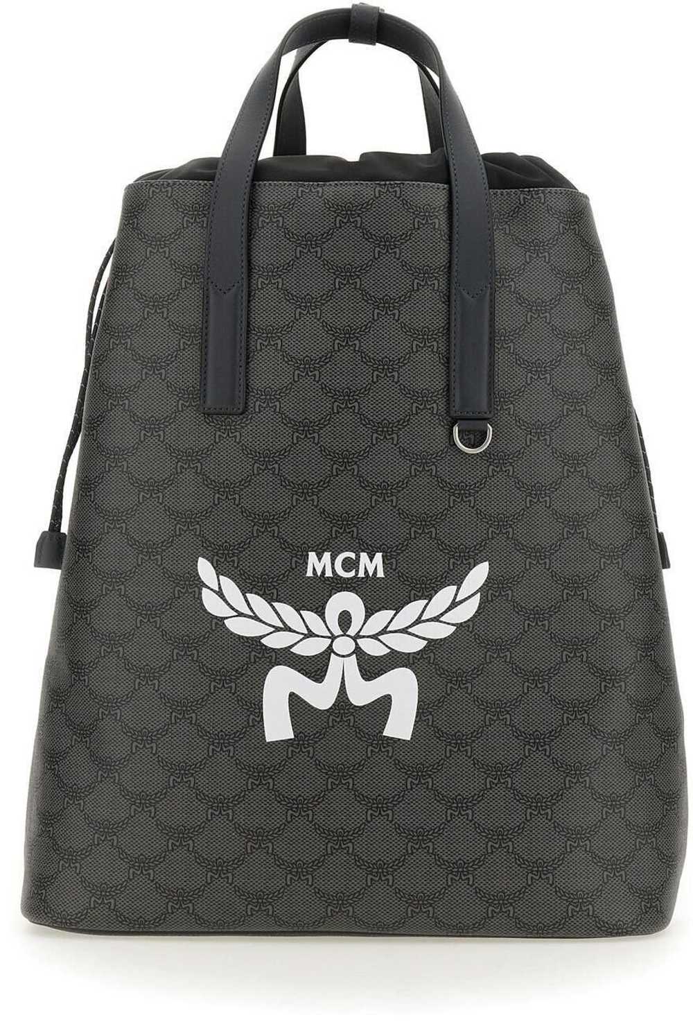 MCM MCM Gray Grigio Backpack Leather - image 1