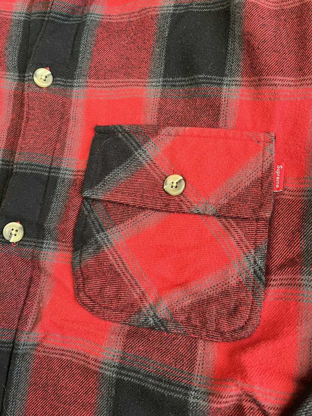 Supreme Supreme sherpa Buffalo plaid flannel - image 2