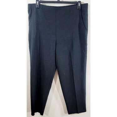 Other Briggs Black Flat Front Pull On Pants 14P L… - image 1