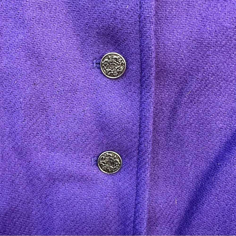Pendleton Vintage 90s Pendleton Purple Crop Blaze… - image 3