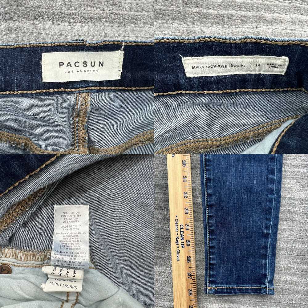 Pacsun Pacsun Jeans Size 24 Womens Super High Ris… - image 4