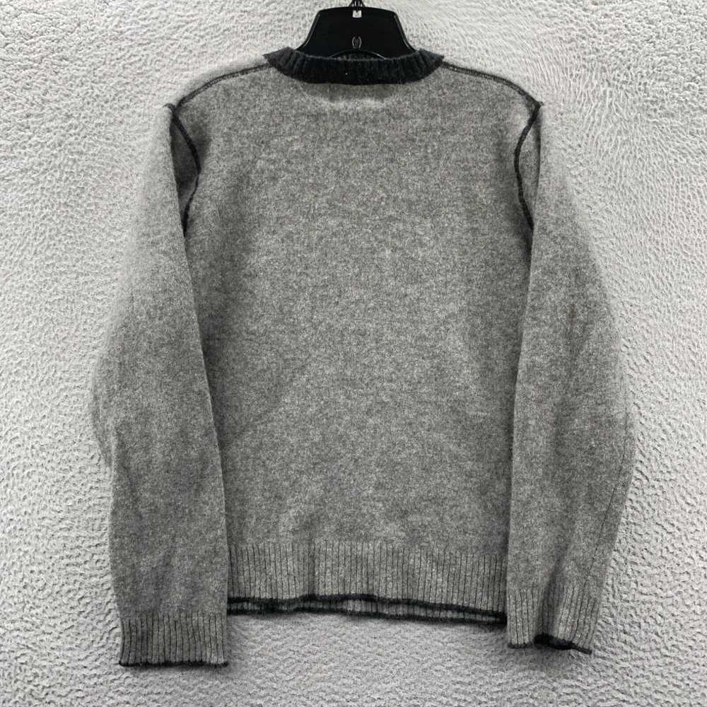 Express EXPRESS Sweater Mens Large Lambswool Gray* - image 2