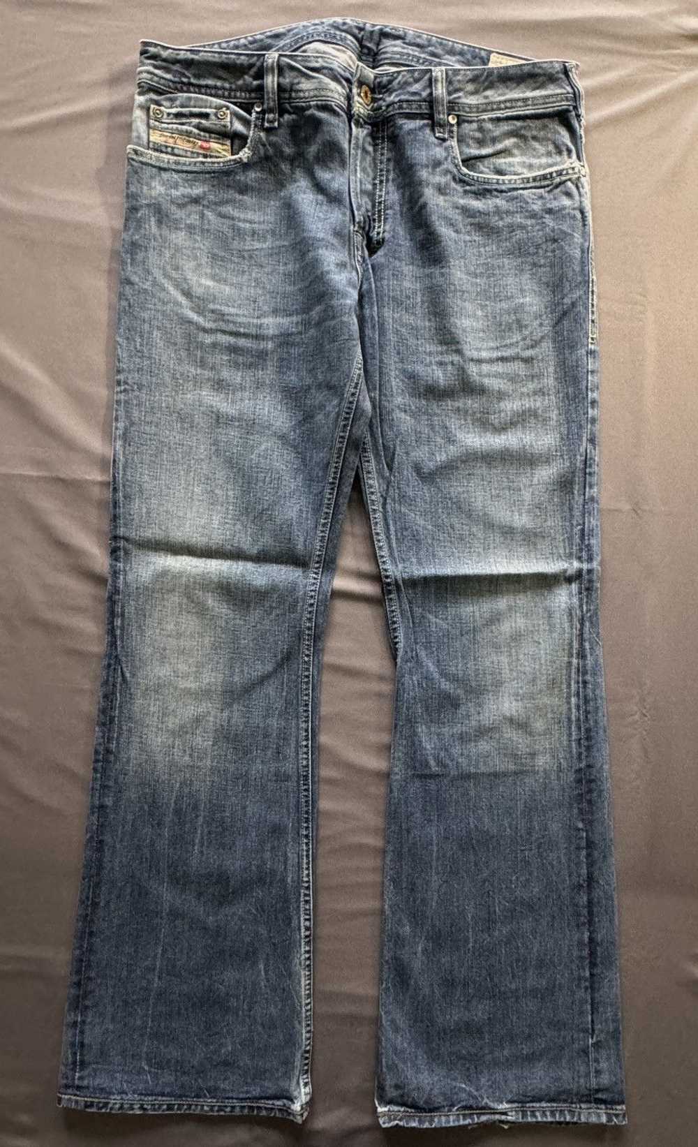 Diesel Medium Washed Flared Boot Cut Jeans - image 2