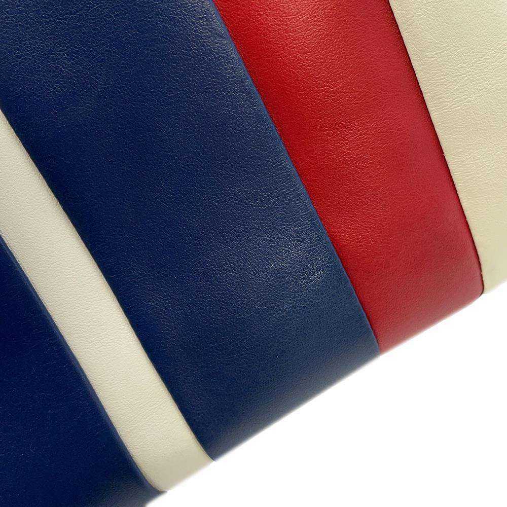 Prada Prada Tote Bag Logo Stripe Blue Red White L… - image 8