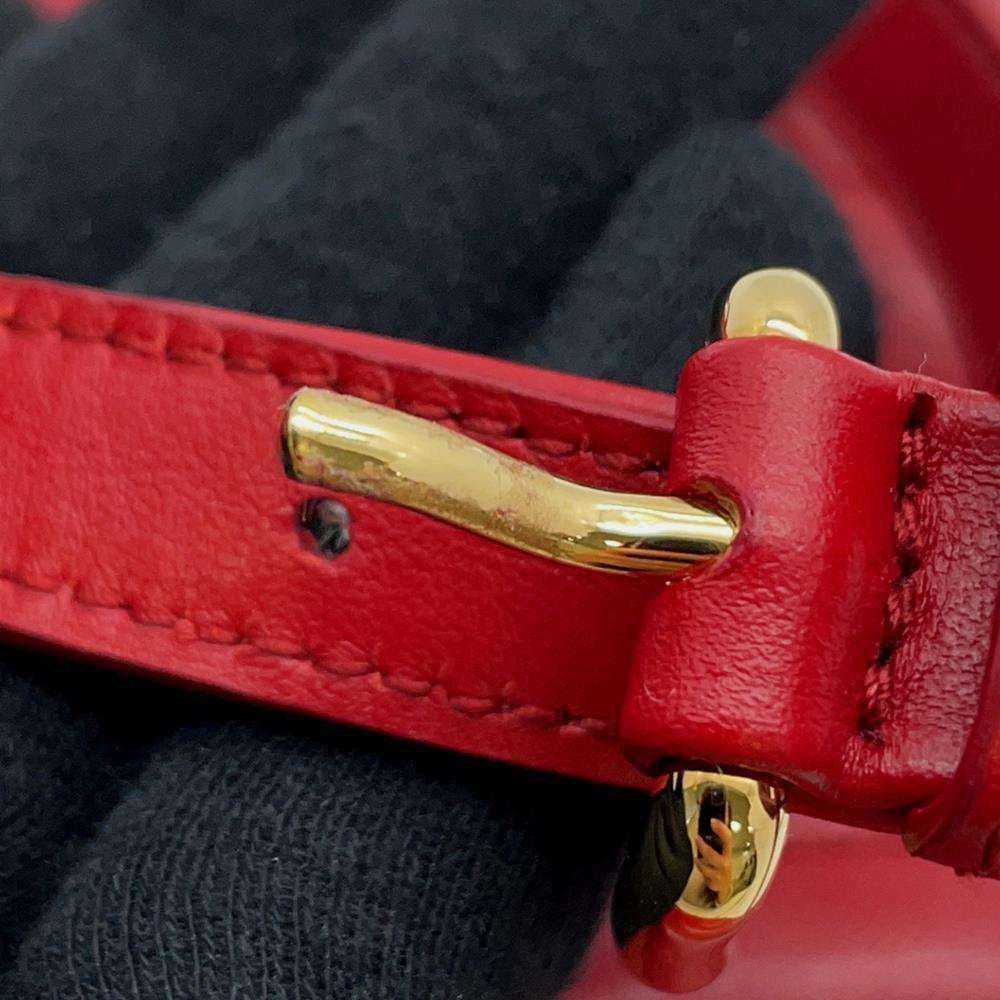 Prada Prada Chain Shoulder Bag Diagram Leather Cr… - image 11