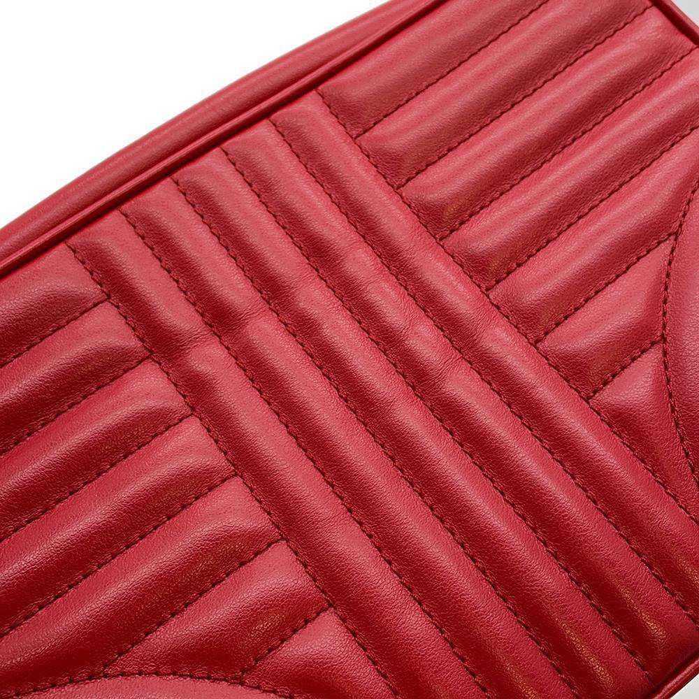 Prada Prada Chain Shoulder Bag Diagram Leather Cr… - image 6