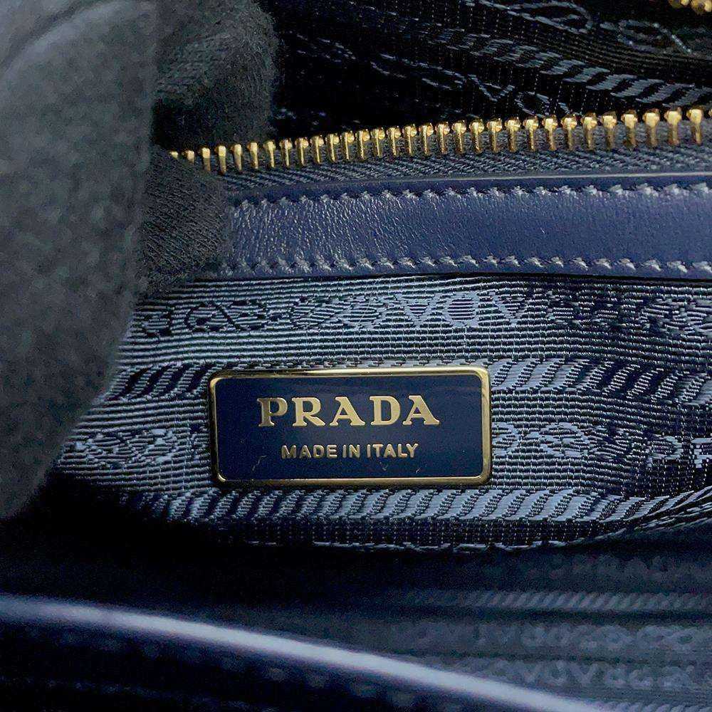 Prada Prada Handbag Symbol Embroidery Canvas Smal… - image 11