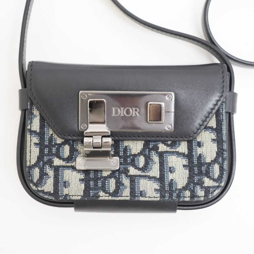 Dior Dior Oblique Dior Rock Shoulder Bag Black Ca… - image 1