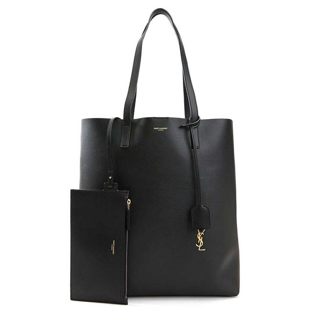 Yves Saint Laurent Saint Laurent Shoulder Bag Cowhide Polyurethane Black