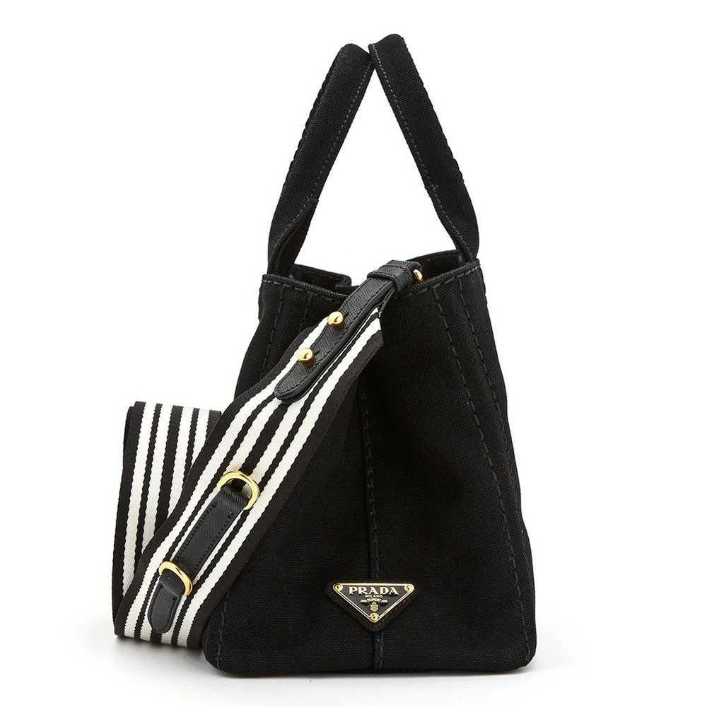 Prada Prada Small Tote Bag Shoulder Bag Black - image 2