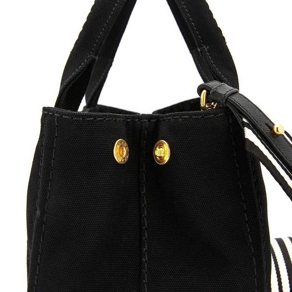 Prada Prada Small Tote Bag Shoulder Bag Black - image 3