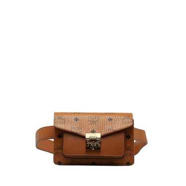 MCM MCM Visetos Logogram Waist Bag Body Bag Brown 