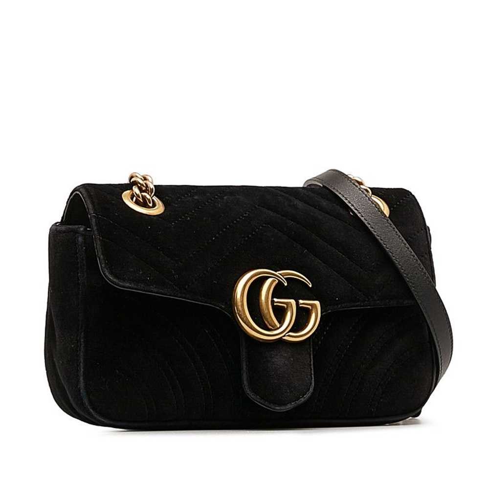 Gucci Gucci GG Marmont Chain Shoulder Bag Black S… - image 2