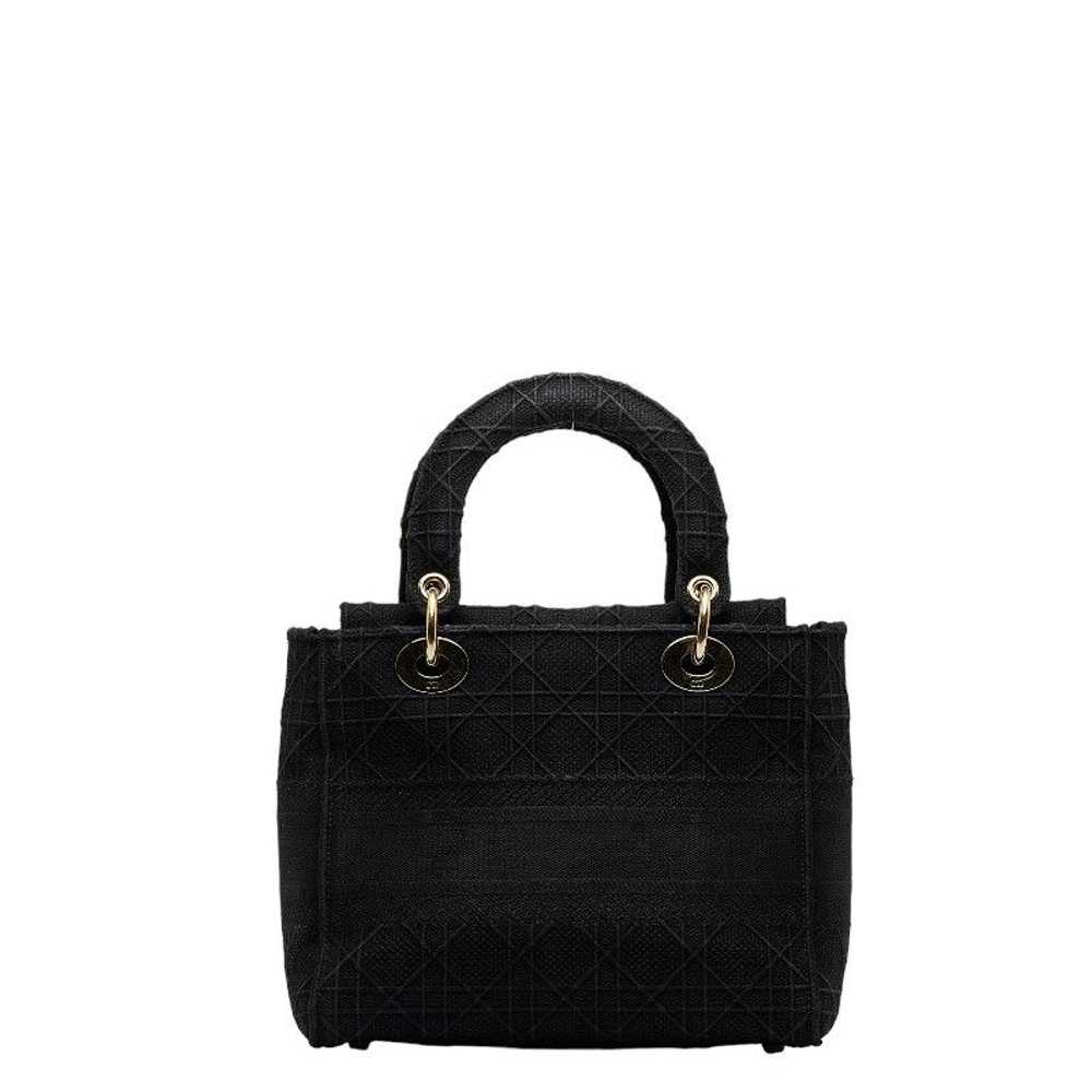Dior Dior Delight Cannage Handbag Shoulder Bag Bl… - image 4