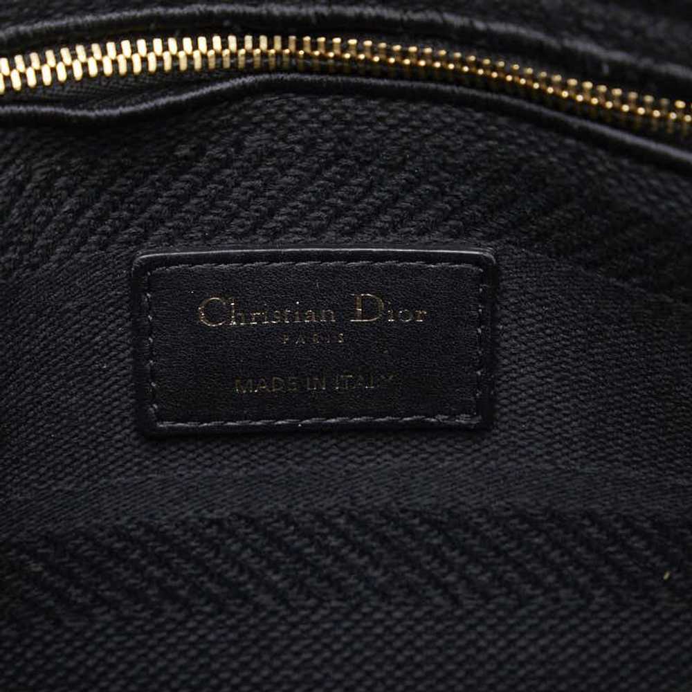 Dior Dior Delight Cannage Handbag Shoulder Bag Bl… - image 9