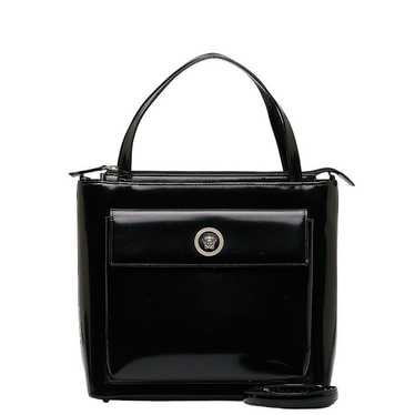 Versace Versace Handbag Shoulder Bag 2way Black Le